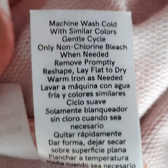 Soft Stretchy T-shirt Dress Ruched Side Midi BodyCon Peach Tie Dye Long Sleeve S - Picture 10 of 16